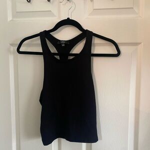 NWOT Lulu's Black Racerback Tank Top